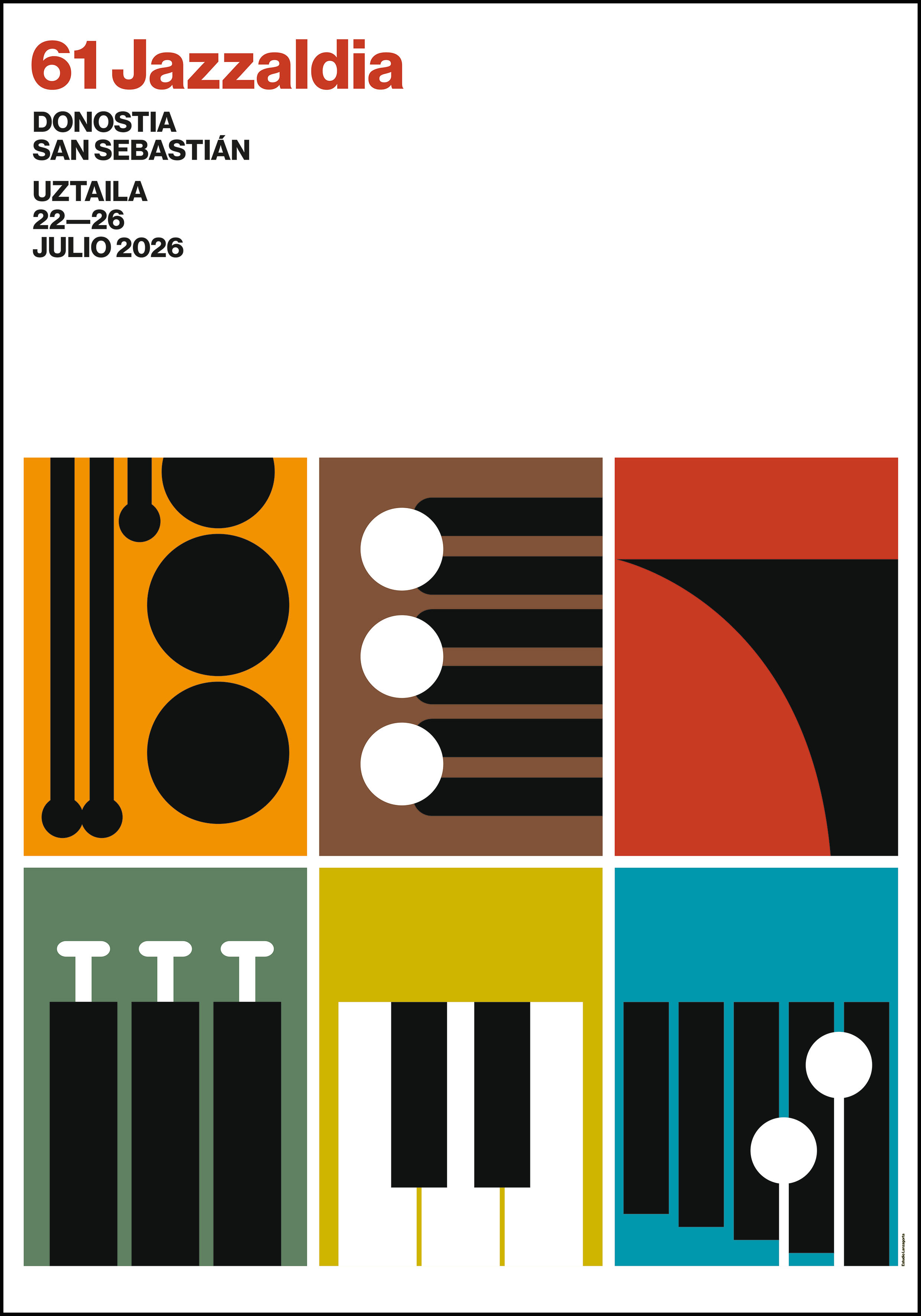 Cartel 58 Jazzaldia 2023 (autor: Roskow).