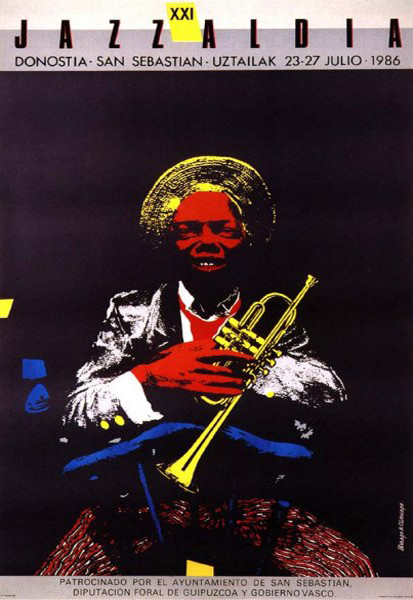 Cartel 21 Jazzaldia 1986.