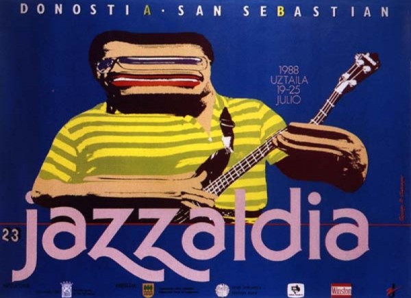 23. Jazzaldia 1988 kartela.
