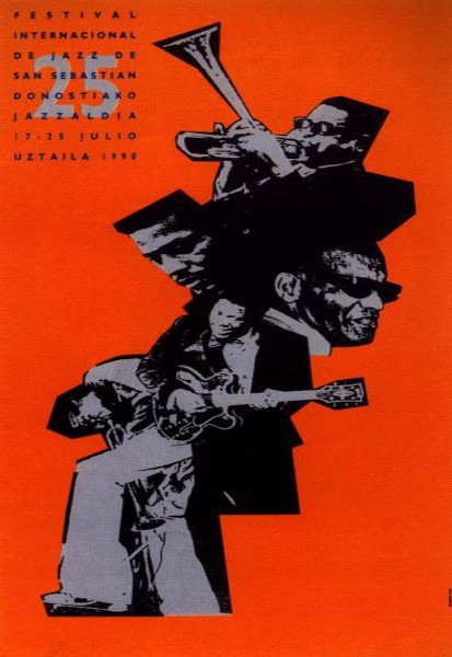 Cartel 25 Jazzaldia 1990.