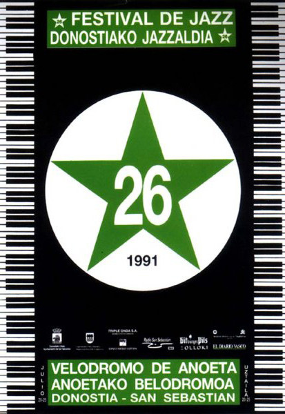 Cartel 26 Jazzaldia 1991.
