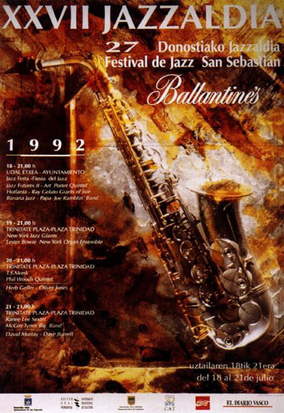 Edición 27 Jazzaldia 1992.