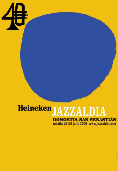 Cartel 40 Jazzaldia 2005.