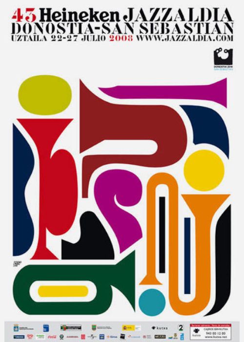 Cartel 43 Jazzaldia 2008.