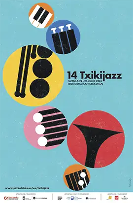 1 60 Jazzaldia Kartela Poster Affiche